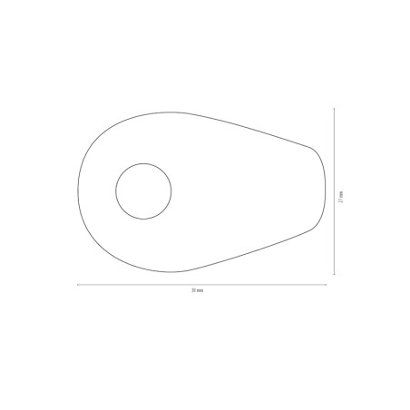 HIGHSIDER smart Alu mounting plates INDY SPACER for various YAMAHA, Set