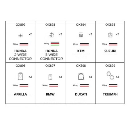 Cable para intermitentes OXFORD - Yamaha 2 Wire Connector