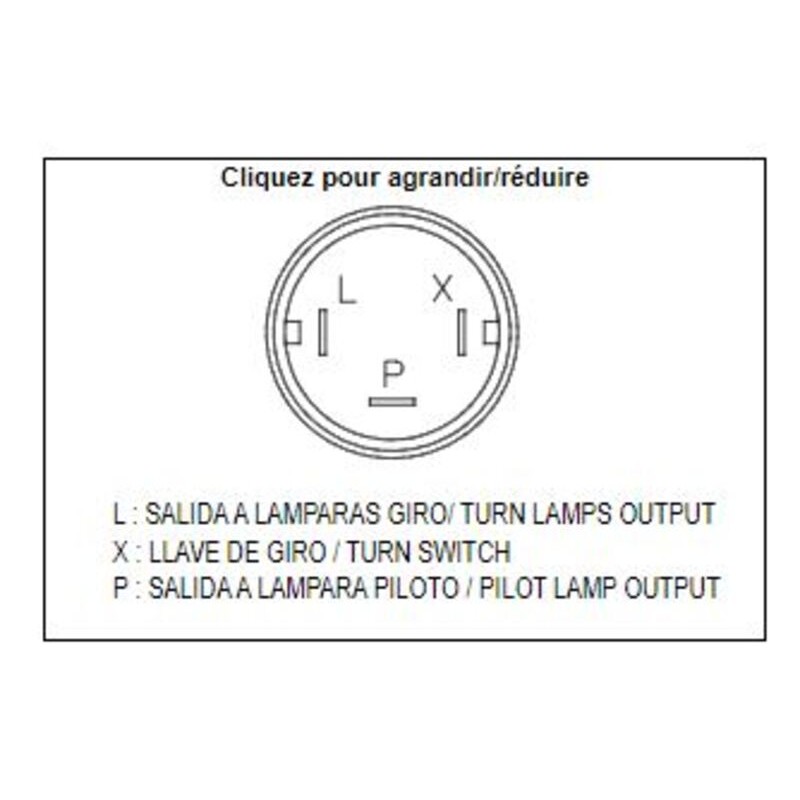 Relé de intermitencia TECNIUM 3 polos 12V