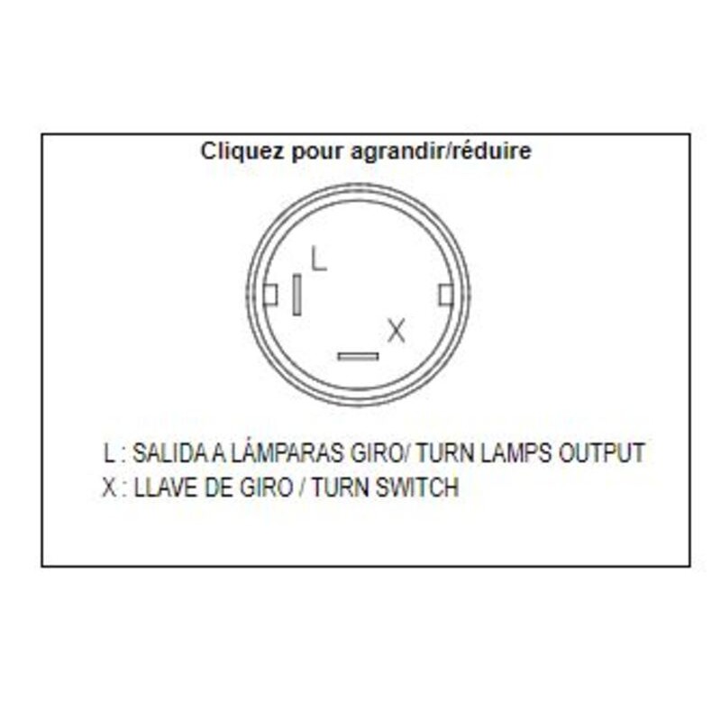 Relé de intermitencia TECNIUM 2 polos 12V