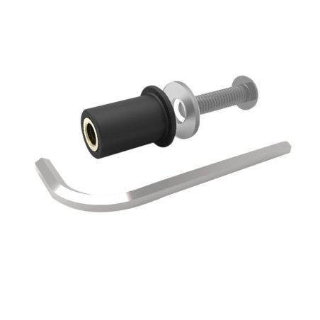 Juego de tornillos para cúpula OXFORD plata - 8 unidades