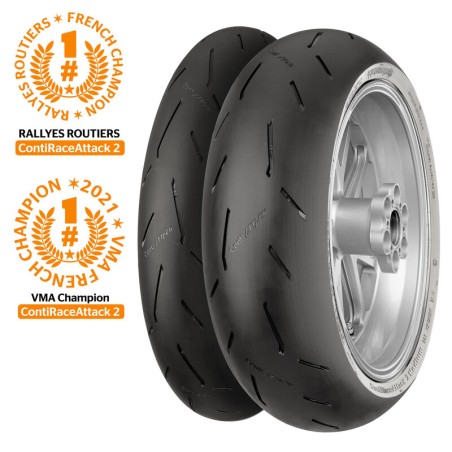 Neumático CONTINENTAL CONTIRACEATTACK 2 STREET 180/55 ZR 17 M/C (73W) TL