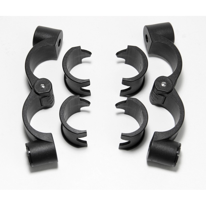 Kit fijación MRA HK Ø28/32mm negro