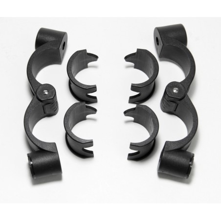 Kit fijación MRA HK Ø28/32mm negro