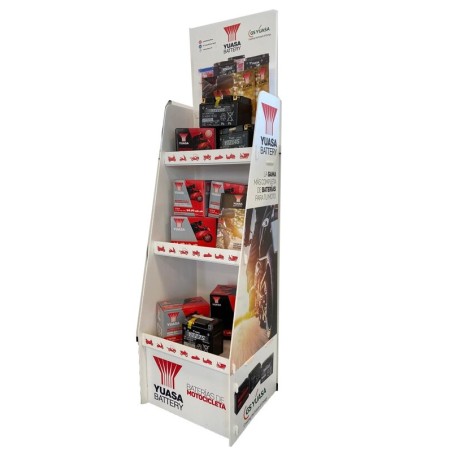 Expositor de baterías YUASA