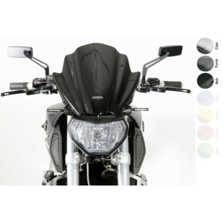 Pantalla MRA Racing MT-09 negro, 14-