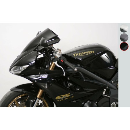 Pantalla MRA Racing, negro, Triumph Daytona 675 09-11