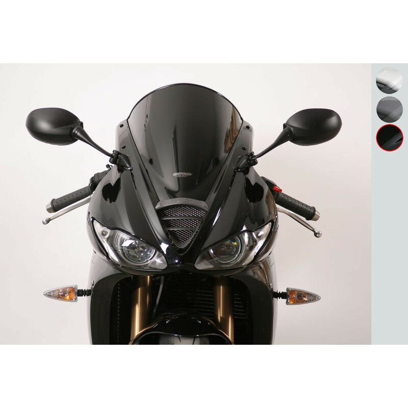 Pantalla MRA Racing, negro, Triumph Daytona 675 09-11