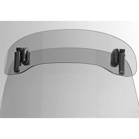 Spoiler MRA transparente tipo VSA.B (33/22cm) con abrazaderas