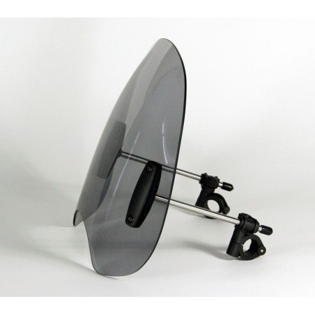 Pantalla corta MRA Roadshield RO, ahumado, longitud 38 cm, altura 31,5 cm