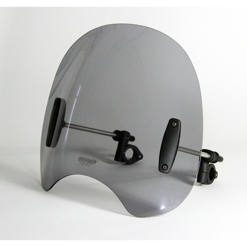 Pantalla corta MRA Roadshield RO, ahumado, longitud 38 cm, altura 31,5 cm