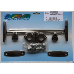Kit de montaje MRA para pantalla HKSL 260mm motos naked (manillar 22mm/25mm)