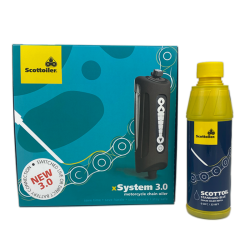 Sistema de lubricación SCOTTOILER xSystem 3.0 + Lubricante Standard Blue 250ml