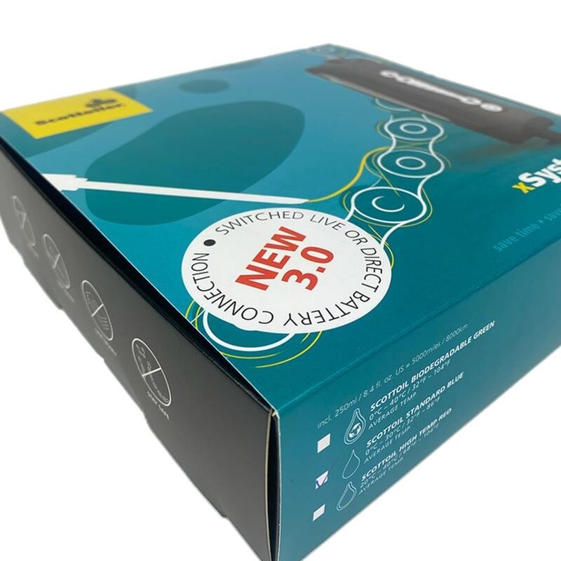 Sistema de lubricación SCOTTOILER xSystem 3.0 + Lubricante High-Temp. Red 250ml