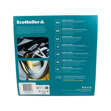 Sistema de lubricación SCOTTOILER xSystem 3.0 + Lubricante High-Temp. Red 250ml