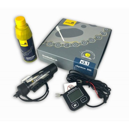 Sistema de lubricación SCOTTOILER eSystem 3.1 + Lubicante Standard Blue