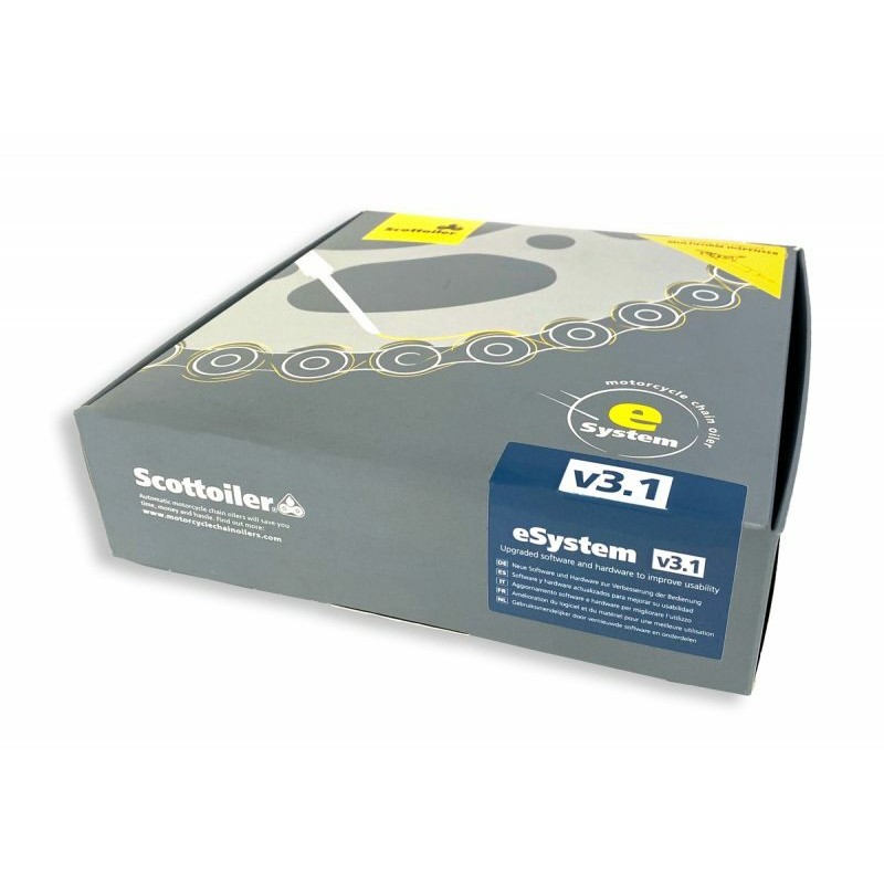 Sistema de lubricación SCOTTOILER eSystem 3.1 + Lubicante Standard Blue