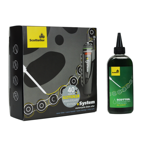 Sistema de lubricación SCOTTOILER vScottoiler edición 40 aniversario