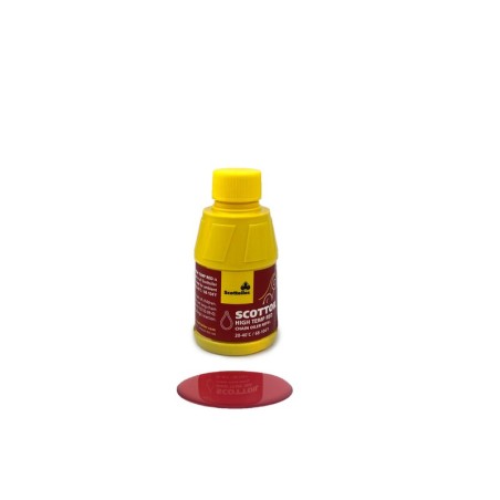 Lubricante SCOTTOILER High Temp Red para sistemas de lubricación de cadena - Bote 125ml