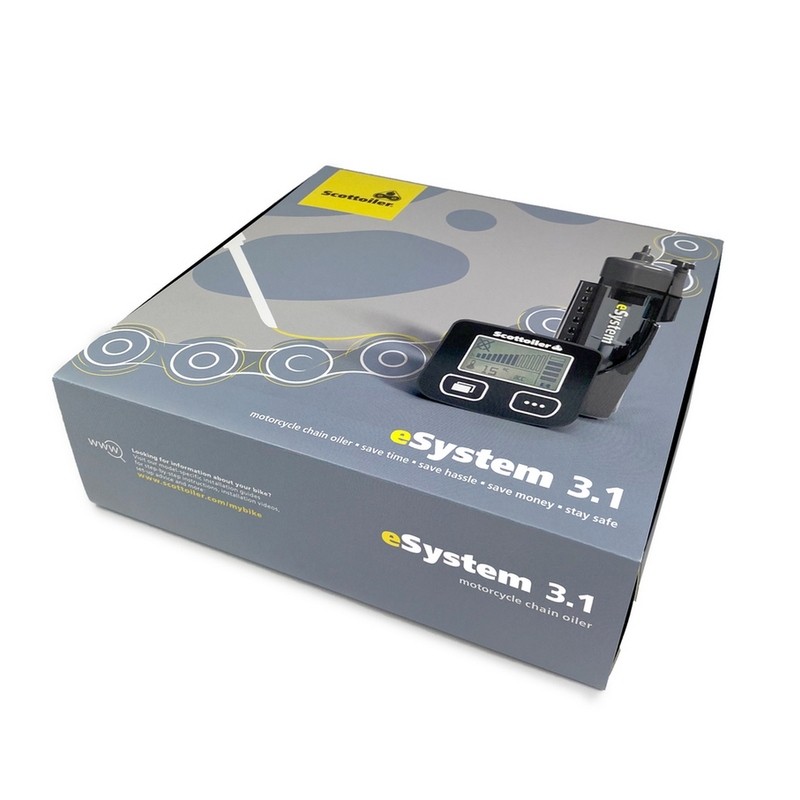 Sistema de lubricación SCOTTOILER eSystem 3.1 + Lubricante Biodegradable Green