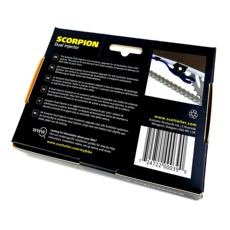 Inyector dual Scottoiler Scorpion