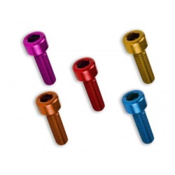 Kit 6 tornillos allen cabeza cilindrica M6x30 rojo V PARTS