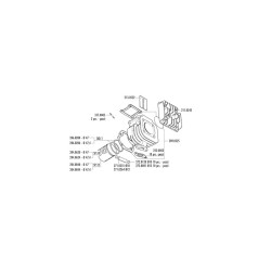 Kit de cilindro completo POLINI hierro Ø47mm (bulón Ø12mm) - Yamaha / Minarelli 2