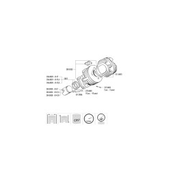 Kit de cilindro completo POLINI Racing hierro Ø47mm 2