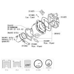 Kit de cilindro POLINI Evolution 3 - Minarelli Horizontal 2