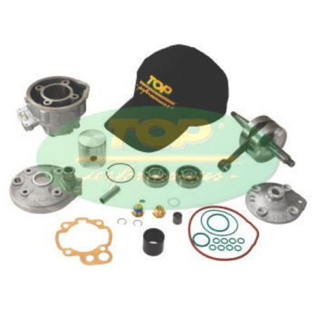 Kit de cilindro TOP PERFORMANCES Big Bore Racing hierro 85cc Ø49,5mm C44mm - Minarelli AM6