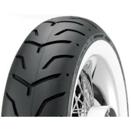 Neumático DUNLOP D407 SW (HARLEY-D) Banda blanca delgada 180/65 B 16 M/C 81H TL