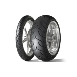 Neumático DUNLOP D408 F WWW (HARLEY-D) Banda blanca ancha 130/90 B 16 M/C 67H TL