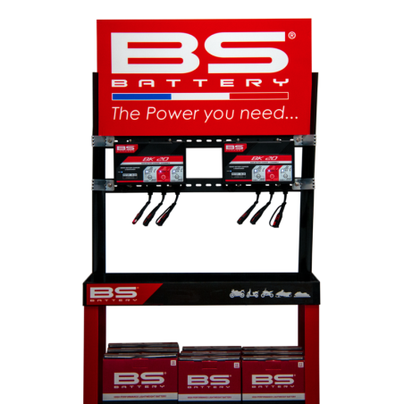 Expositor BS BATTERY + 2 cargadores BK20