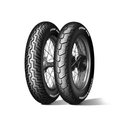 Neumático DUNLOP D402 SW (HARLEY-D) Banda blanca delgada MU85 B 16 M/C 77H TL