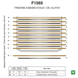 Kit de discos de embrague NEWFREN Standard 2