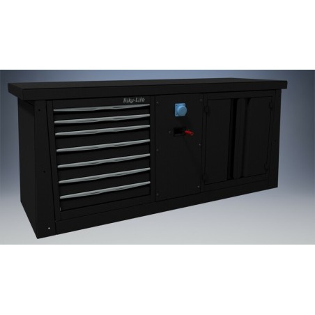MUEBLE 2M 7 CAJONES/AIRE-ELECTRICIDAD/ARMARIO BIKE LIFT - MF-BL2000+M1+M8+M10