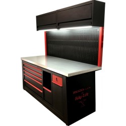 Estación de trabajo bicicleta Bike-Lift 1620mm Encimera hierro - MF-BL BIKE1620