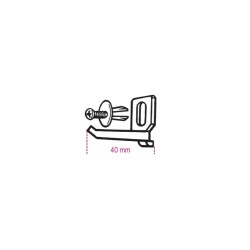 BETA Kit de gancho + tornillo para muebles de taller
