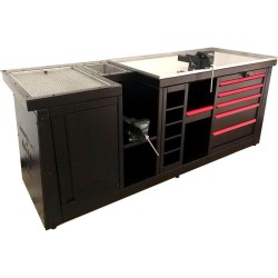 Banco de trabajo profesional para reparación de suspensiones BIKE-LIFT - 230x80x90cm - MF-SB 2300