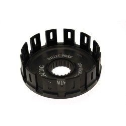 Campana de embrague HINSON aluminio con gomas amortiguadoras y engranaje de arranque