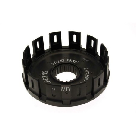 Campana de embrague HINSON aluminio con gomas amortiguadoras y engranaje de arranque