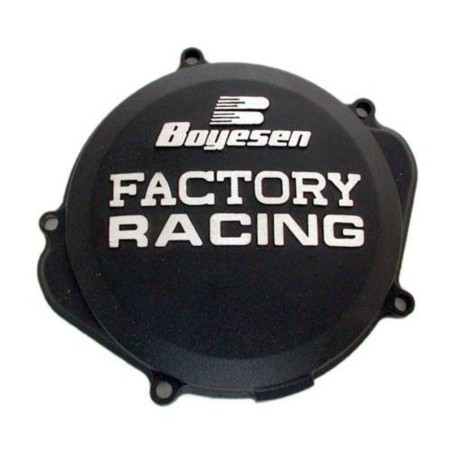 Tapa de embrague BOYESEN Factory Racing Negra Kawasaki KX250F