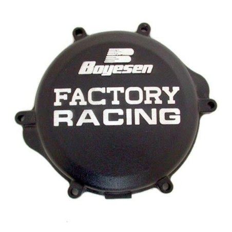 Tapa de embrague BOYESEN Factory Racing Negra Suzuki RM-Z125