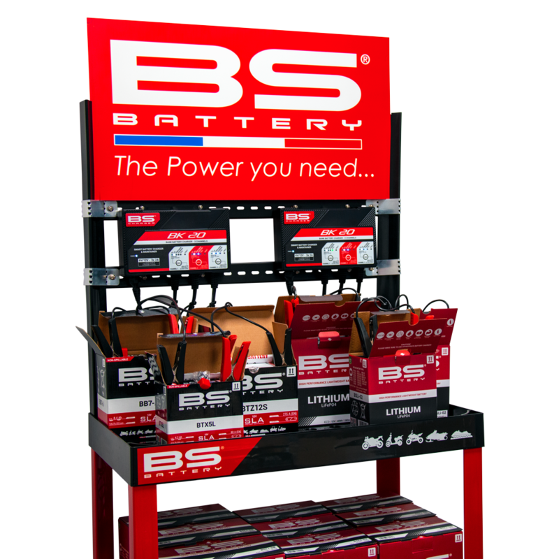 Expositor BS BATTER + cargador BK20