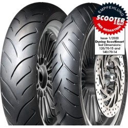 Neumático DUNLOP SCOOTSMART 90/80-16 M/C 51S TL