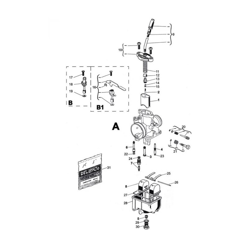 Carburador DELLORTO VHST 28