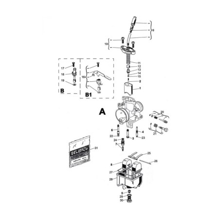 Carburador DELLORTO VHST 28