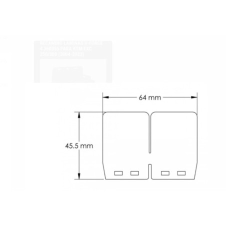 Láminas para caja de láminas KTM/HUSQVARNA V-Force 4R