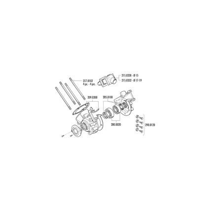 Cárter motor POLINI con caja de láminas