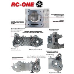 Carter motor completo MHR RC - one (YAMAHA) Malossi 5716668 2